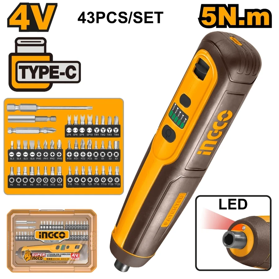 Cordless Screwdriver | CSDLI04062 | 4V Max | Master Accessory Edition