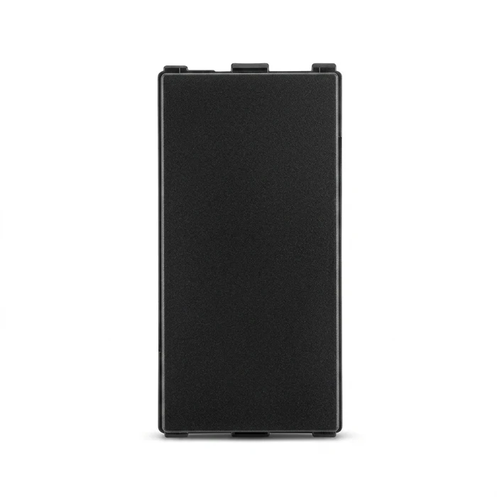 Anchor Europa 10AX 1-Way 1-Module Modular Switch | Heavy-Duty Flame-Retardant Lighting Switch in Designer Graphite Black | WIPM5011GB