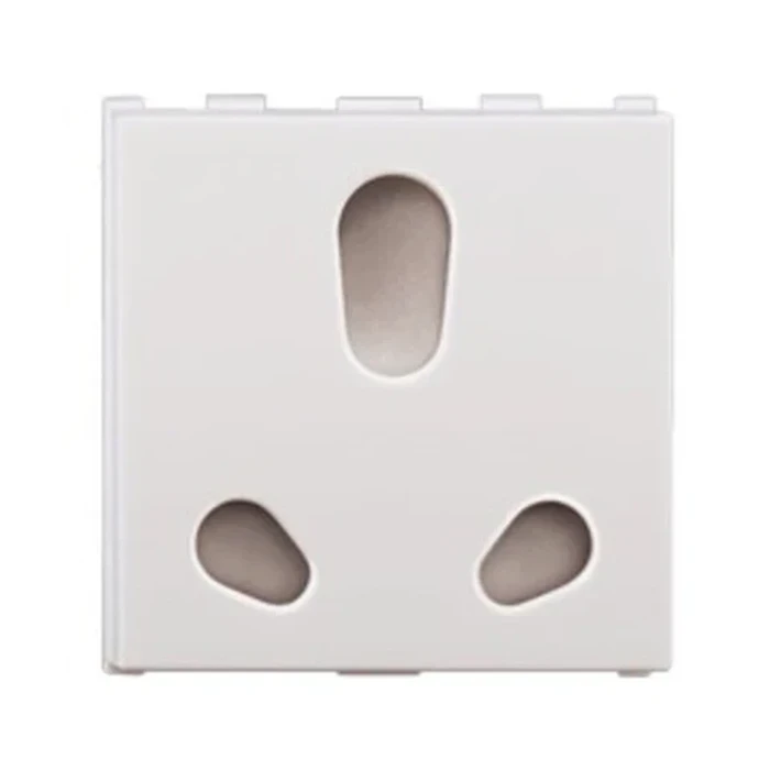 Panasonic 2M Twin Modular Socket (ISI Mark) | Flame-Retardant Polycarbonate | WIPM125214