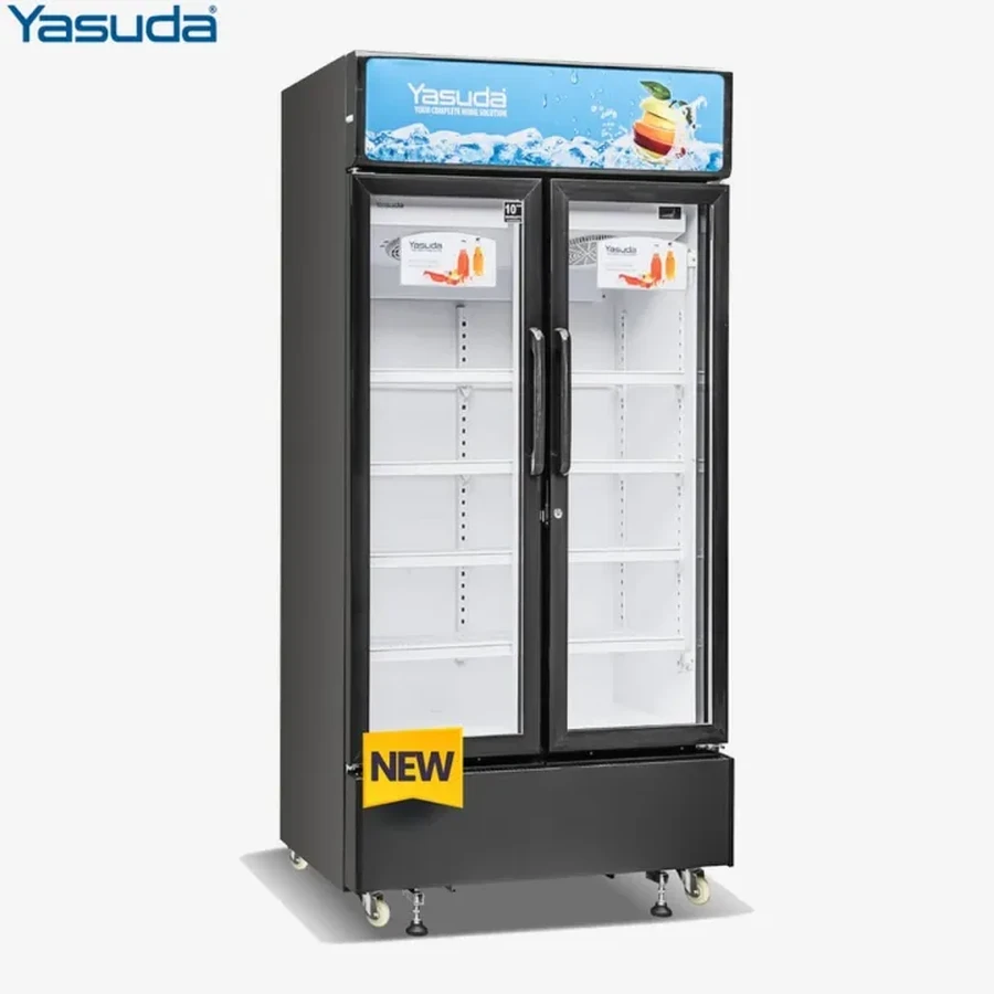 Yasuda 600 Litre Upright Showcase Chiller | Tropical Compressor | A++ Energy Saving | YS-CF600SC