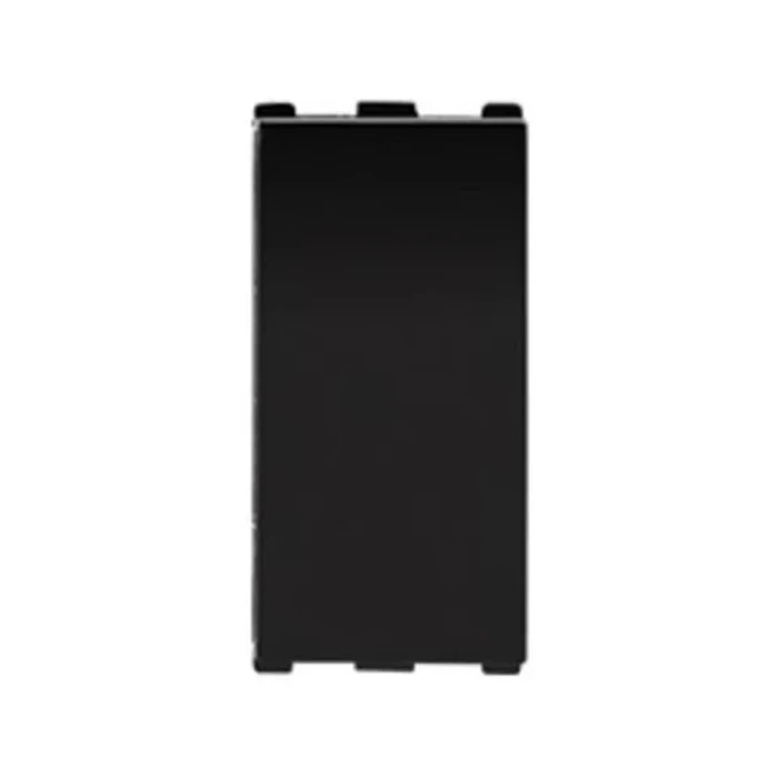 Panasonic Europa 1-Module Modular Blank Plate | Protective Slot Cover & Dummy Insert in Premium Black | WIPM3020GB