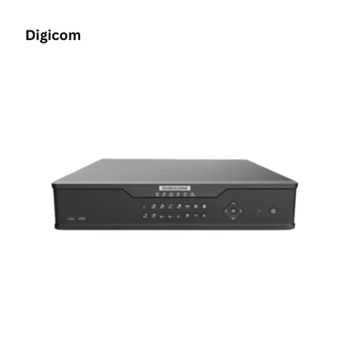 Digicom DG-UN409 9-Port NVR | 9-Channel HD Recording Logic | H.265 Compression & PoE | Supports up to 6TB HDD