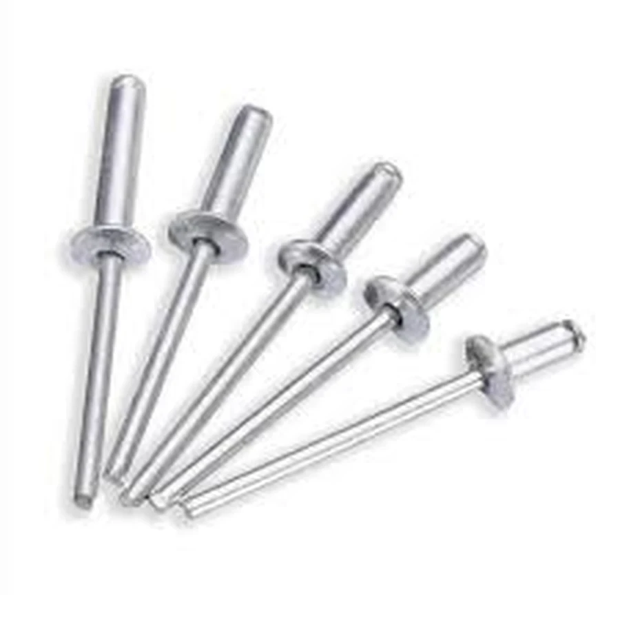 Industrial Aluminum Gun Rivets | High-Strength Blind Pop Rivets | Multi-Size Fasteners for Aluminum Partitions, Metal Ducting, and Vehicle Body Fabrication