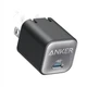 Anker Zolo 30W USB-C GaN II Fast Wall Charger (PD 3.0) | Ultra-Compact Foldable Power Adapter in Black / White