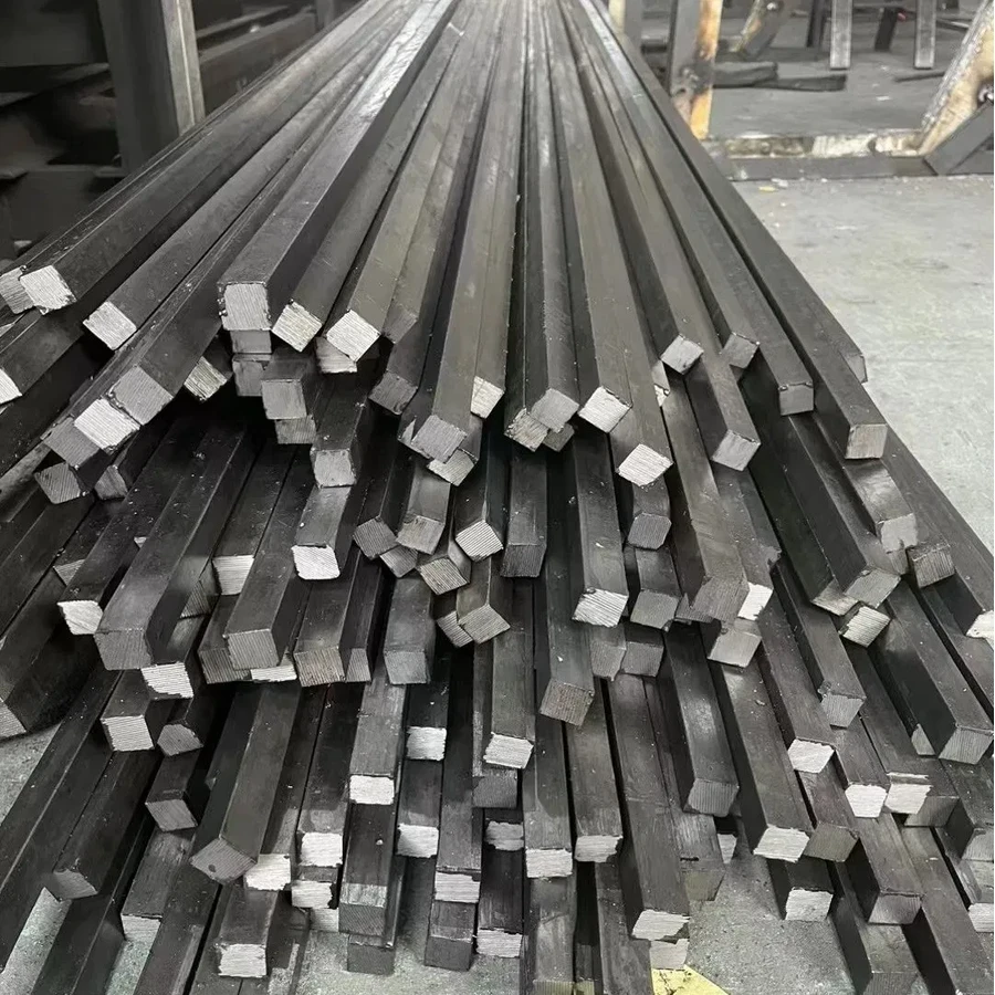 Industrial MS Square Steel Rods | 6mm to 50mm Size Range | High-Strength Solid Core Square Bar | Professional Fabrication and Structural Steel