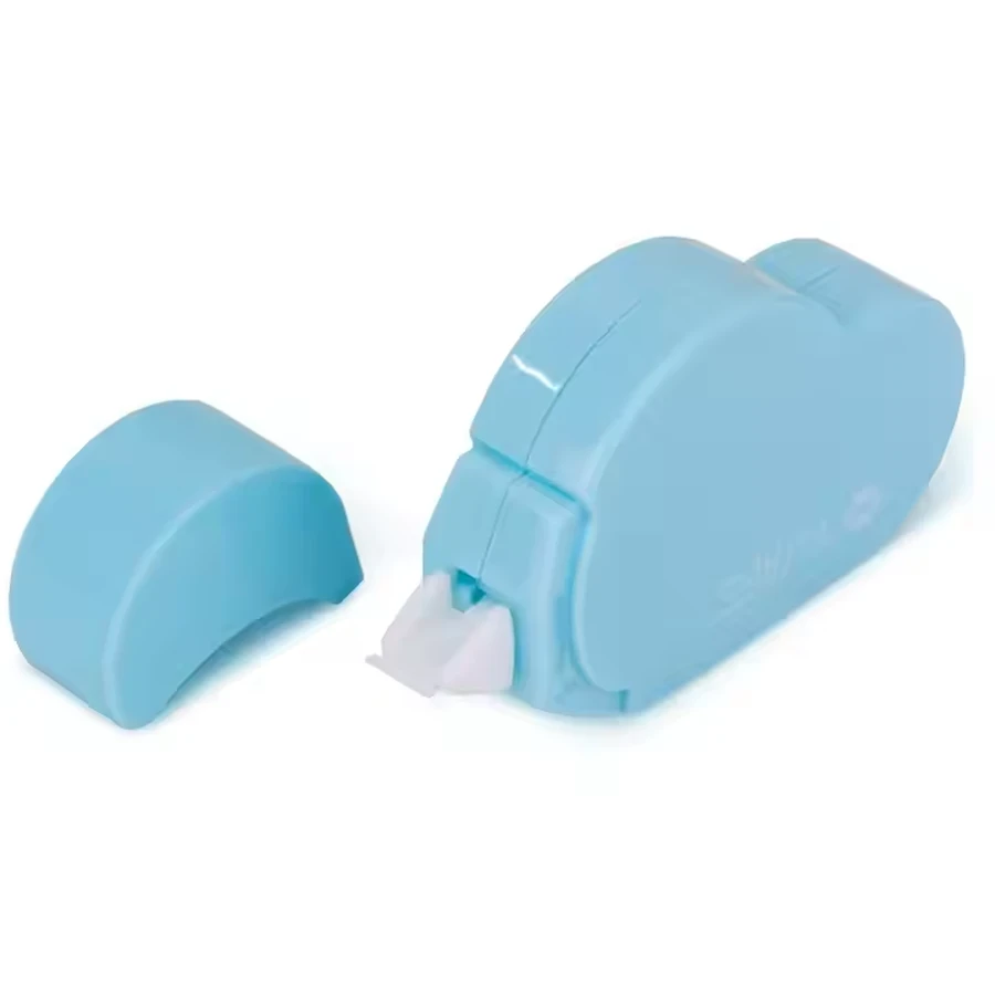 Deli Correction Tape EH20501 - 5mm x 6m Film-Based Tape, Instant Dry & Smooth Application with Protective Cap and Durable PP/PE Body