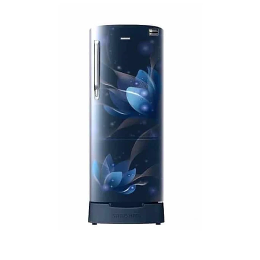 Samsung RR20T282ZU8/IM 192L Single Door Refrigerator | Digital Inverter | Stabilizer Free Operation | Blooming Saffron Blue