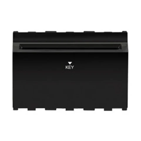 Panasonic Europa 20A 3-Module Electronic Keycard Unit with 30-Sec Time Delay | Hospitality Energy Saver Switch in Premium Black | WIPM57812GB