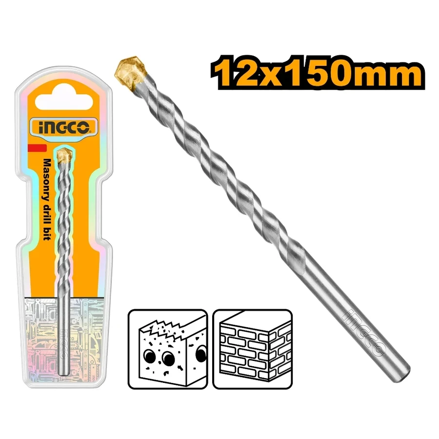 Masonry Drill Bit | DBM2111215 | 12mm x 150mm Carbide-Tip Precision Bit