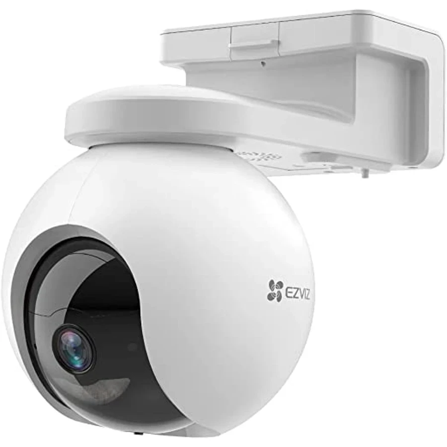 EZVIZ CB8 2K Wire-Free Pan-Tilt Camera - 3MP Resolution, 10400mAh Battery, AI Human Detection, Two-Way Talk (CS-CB8)
