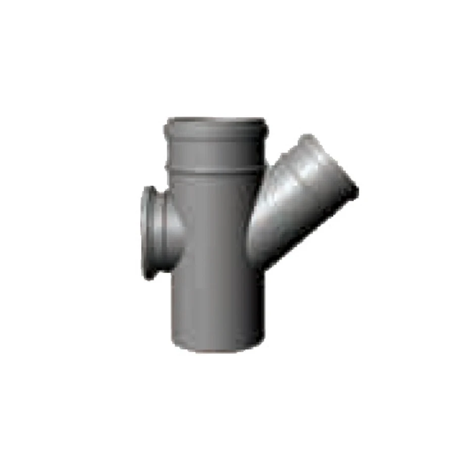 ITPF uPVC Door Single Y Branches | 45-Degree Three-Way Access Fittings | 75mm & 110mm Commercial Grade | Chemical Resistant & UV-Stabilized Solvent Weld Connectors with Threaded Port