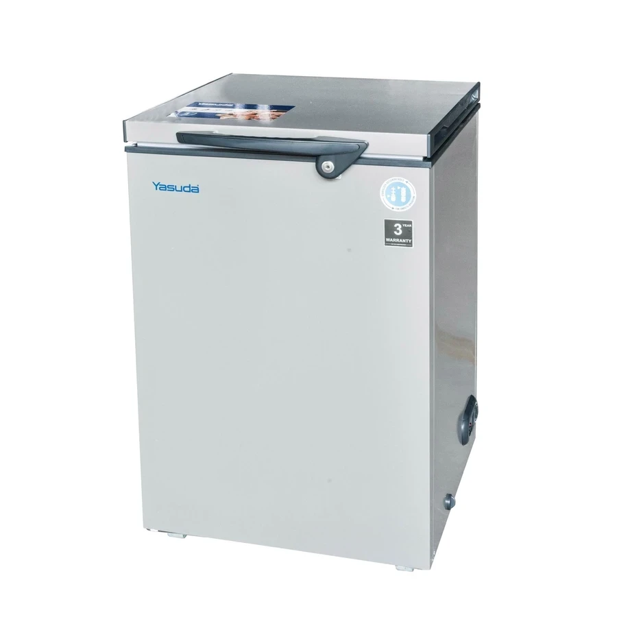 Yasuda YS-CF110HTC 110 Litre Hard Top Single Door Chest Freezer | Fast Cooling | Tropical Compressor | Energy Saving | Lock & Key