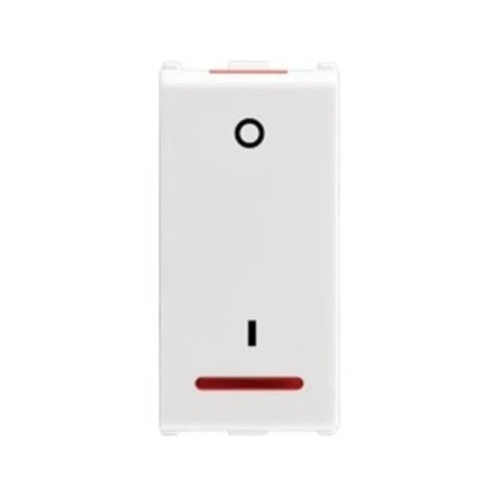 Panasonic 25A 1M Single Pole 1-Way Switch with Indicator | Flame-Retardant Polycarbonate | WIPM51113