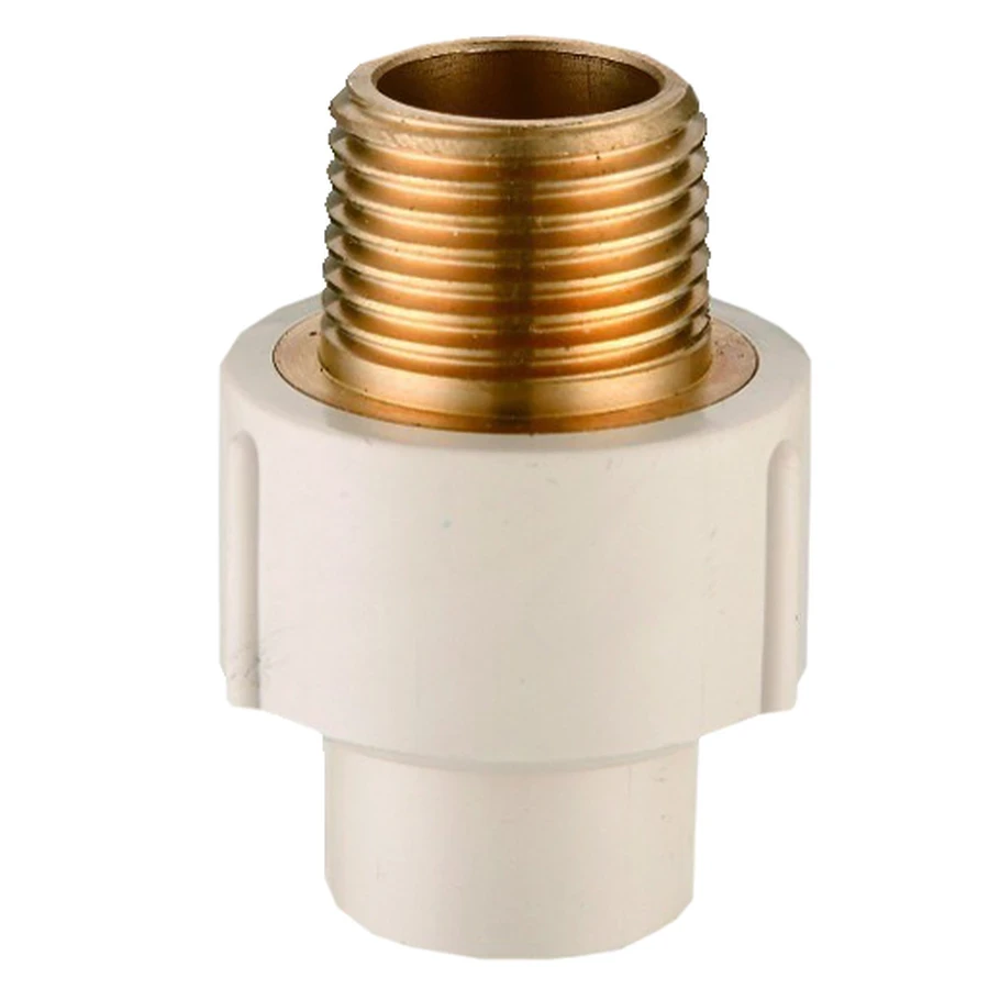 ITPF CPVC Male Threaded Sockets | Straight External Transition Adapters | 20mm to 50mm Sizes | High-Temperature Resistant & Lead-Free Fusion Connectors for Hot & Cold Water Systems