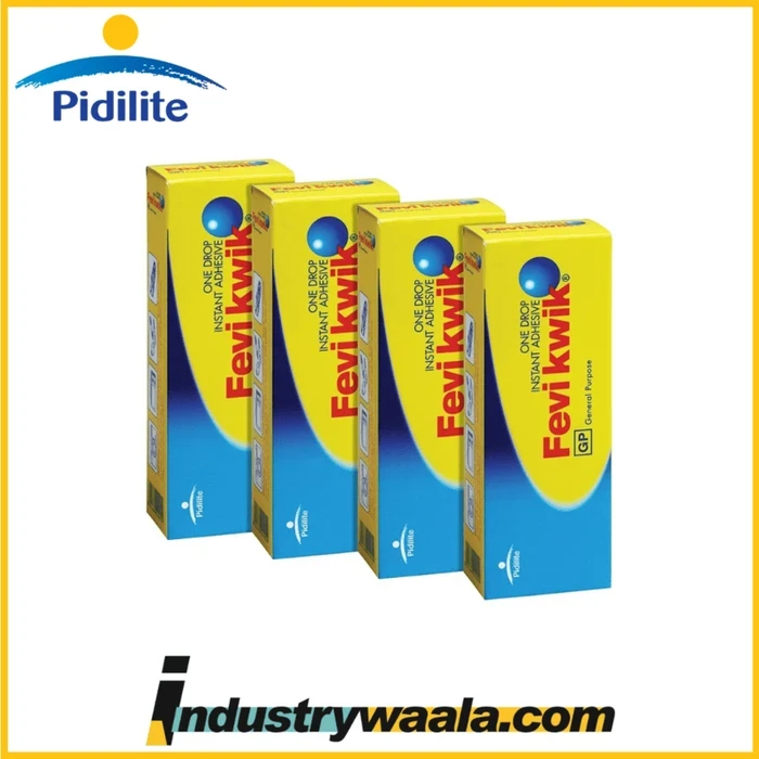 Pidilite Fevikwik Instant Cyanoacrylate Super Glue Tubes | 450 Mg (10 Tubes Pack)