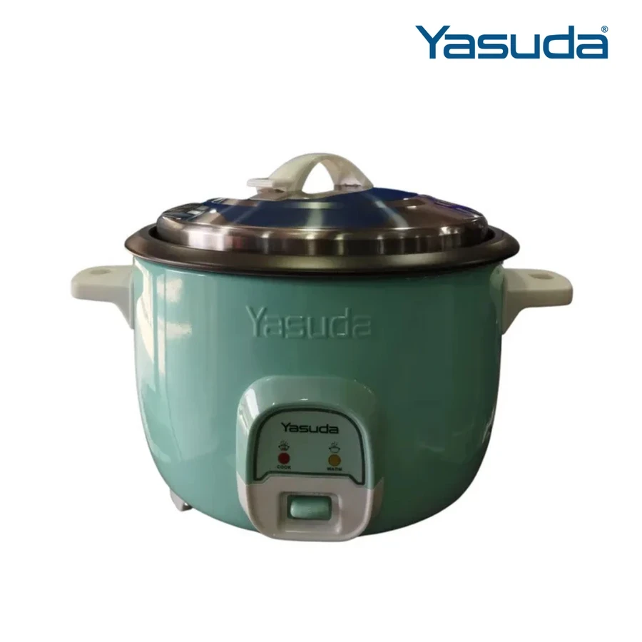 Yasuda Commercial Drum Type Automatic Rice Cooker | 1600W Extra-Thick Heating Plate Matrix | Reinforced Stainless Steel Shell & Non-Stick Basin | YS-4200YN / YS-6000YN