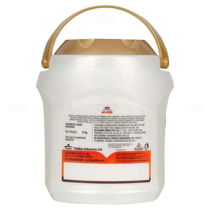Pidilite Fevicol Hi-Per White Adhesive | Anti-Bubble Performance Logic | 500g - 10kg Tier