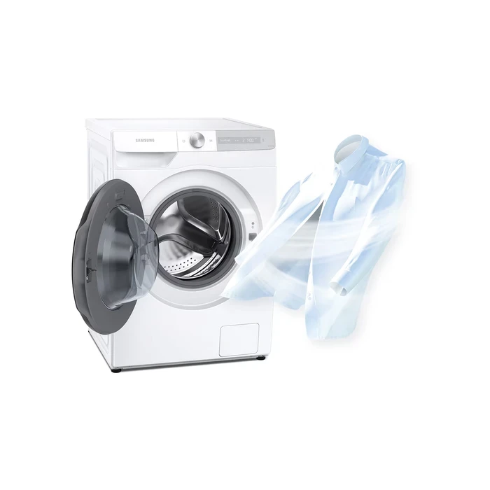 Samsung 11Kg/7Kg WD11TP34DSX/FQ Front Load Washer Dryer Combo | Eco Bubble AI Control QuickDrive Auto Dispense 1400 RPM Hygiene Steam Inox