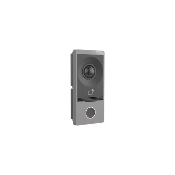 UNV Outdoor Video Door Phone Station with Aluminum Panel, 125° Wide Camera, 10,000 Card Reader, Wi-Fi & Dual Lock Relays | Model No. OEU-201S-HMK-W