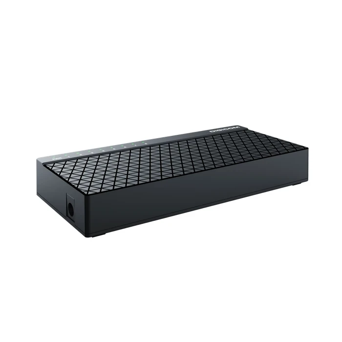 Digicom Fast Ethernet Desktop Switch | Auto MDI/MDIX & Full Duplex Logic | Plug-and-Play Network System | 5 Port ( DG-5105C) / 8 Port (DG-5108C)