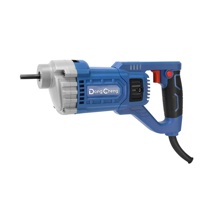 Dongcheng DZD35 1200W Handheld Concrete Vibrator (4300 RPM) | Portable 2.0kg Cement Compactor with Cast Aluminum Head, 8mm Shaft & Rubber Handle