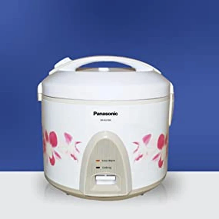 Panasonic 1.8L Automatic Electric Jar Cooker with Wrap-Around Side Heater | Premium Metal Body with Warmer & Steaming Function | Model SR-KA18AR