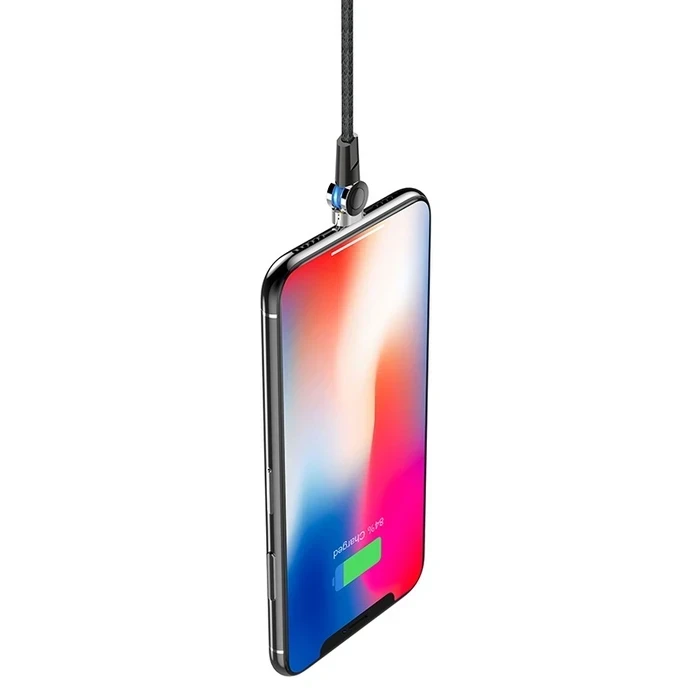 Hoco Magnetic Charging Cable | Rotatable 360-Degree Connectivity Logic | Zinc Alloy & Nylon Matrix | S8