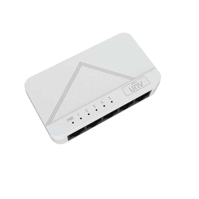 UNV 5-Port 10/100Mbps Compact Unmanaged Fast Ethernet Desktop Network Switch | NSW1010-5T-IN