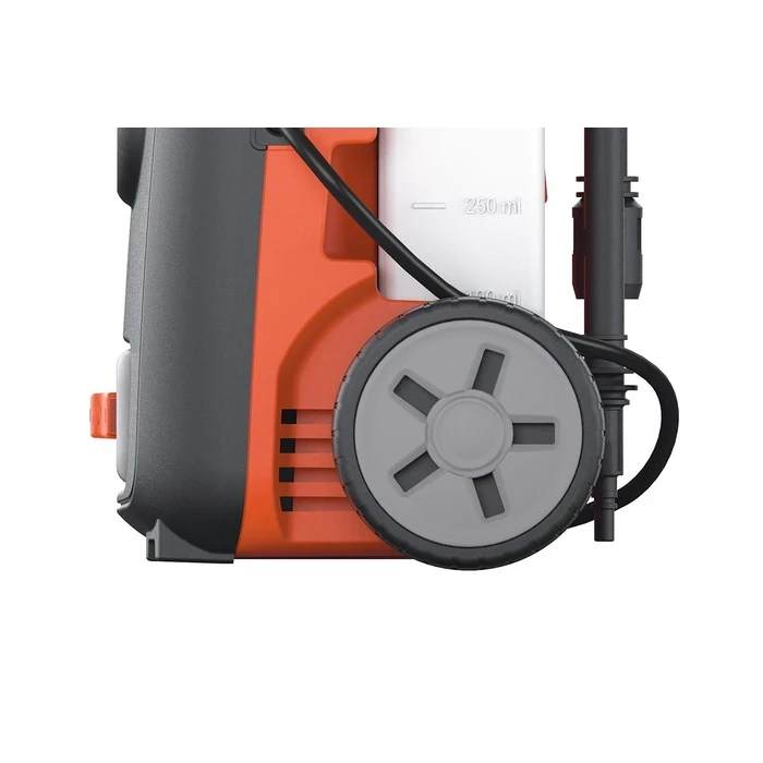 BLACK+DECKER 1400W 110 Bar High-Pressure Washer | 390 L/h Flow Rate Portable Wheeled Car & Patio Jet Cleaner | BXPW1400E-B5