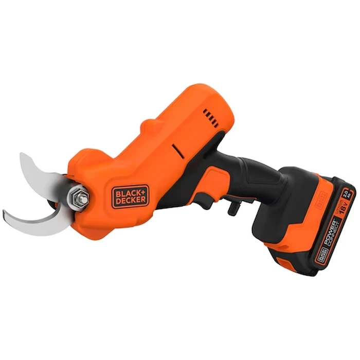 BLACK+DECKER 18V POWERCONNECT Cordless Power Pruner | 25mm Cutting Capacity with 2.0Ah Lithium-Ion Battery & Safety Trigger | BCPP18D1-GB