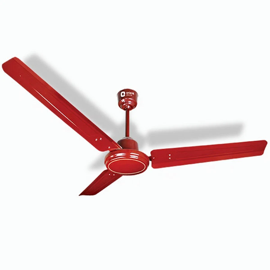 Orient New Air Ceiling Fan 58 Watts | 48-Inch Sweep | Durable Aluminium Blades | Push Button Control | White & Brown