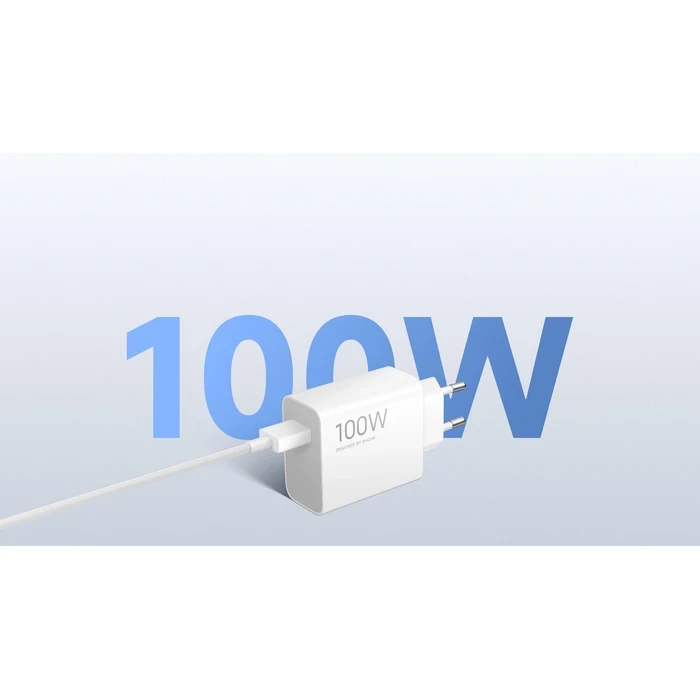 Xiaomi 100W Charging Combo (Type-A) EU | Ultra-Fast Wall Charger with QC, PD, PPS Protocols & Compact Build | MDY-19-ER