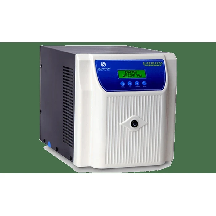 Smarten Superb Series 2.2 kVA (2200VA) 24V Pure Sine Wave Hybrid Solar PCU with Advanced MPPT Controller, LCD Display & 50A Max Charging Current | SUPERB MPPT 2200