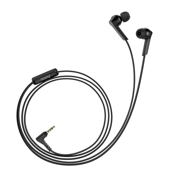 HOCO ADMIRE Universal Wired Earphone with Mic | 10mm Driver | Black, Blue, White Finish | M72