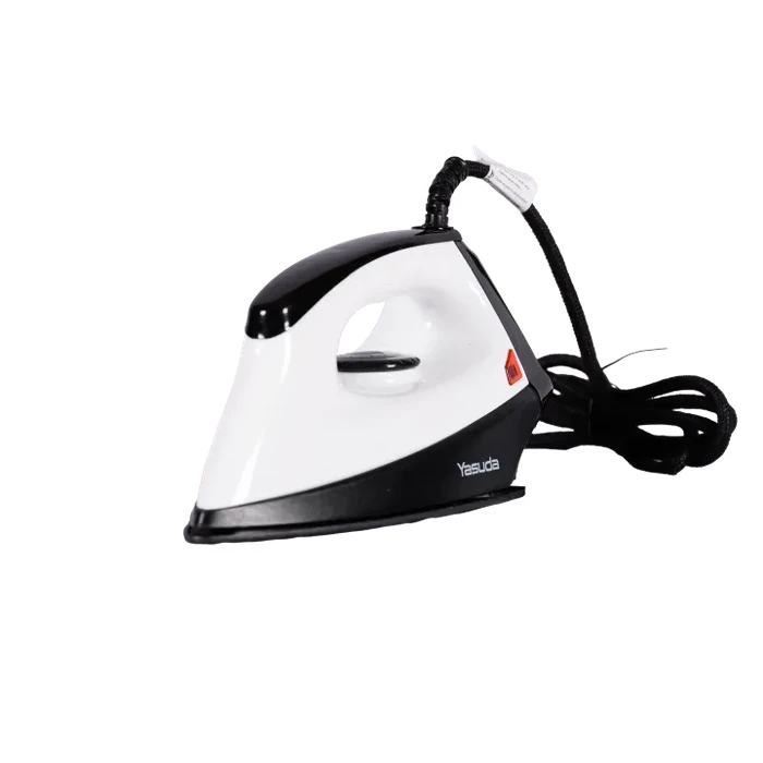 Yasuda 1000W Lightweight Dry Iron | Nonstick Coating Soleplate | Adjustable Thermostat Control Over Heat Safety Protection Cool Touch Handle | YS-212G