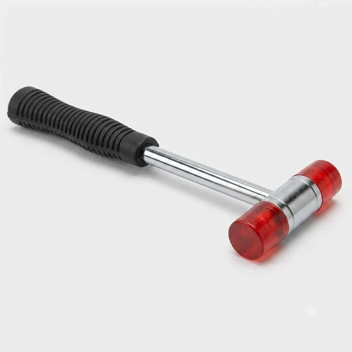 BAUM Non-Marring Soft Face Mallet Hammer with Replaceable High-Impact Nylon Striking Faces | Model ART 155 (Sizes 25mm to 50mm)