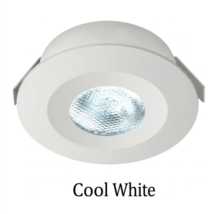Panasonic Recessed 2W Mini LED Spotlight | Prismatic Glare-Free 2kV Surge Protected 140-275V Cabinet & Accent Light in White, Warm, Blue, Green & Red | PSPM01 Series
