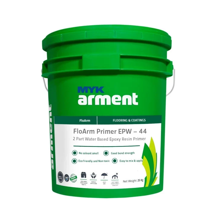FloArm Primer EPW 44 Water-Dispersed Solvent-Free Epoxy Primer | Low-VOC Concrete Sealer & Adhesion Promoter for Damp Substrates & Waterproofing Systems | FloArm Series