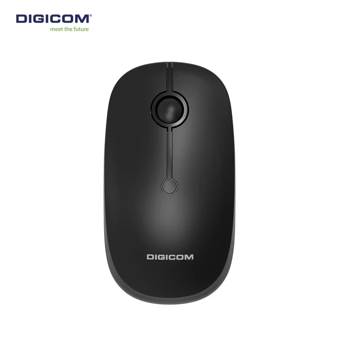 Digicom Rechargeable Wireless Mouse | Dual-Mode Type-C & USB Matrix | 2000 DPI Silent Logic | DG-U41CR