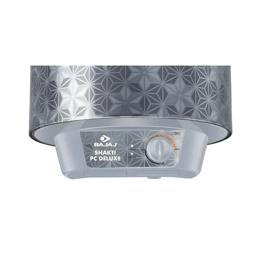 Bajaj Shakti PC Deluxe Storage Geyser | 10L, 15L & 25L | Titanium Armour Technology | 8 Bar Pressure | Swirl Flow