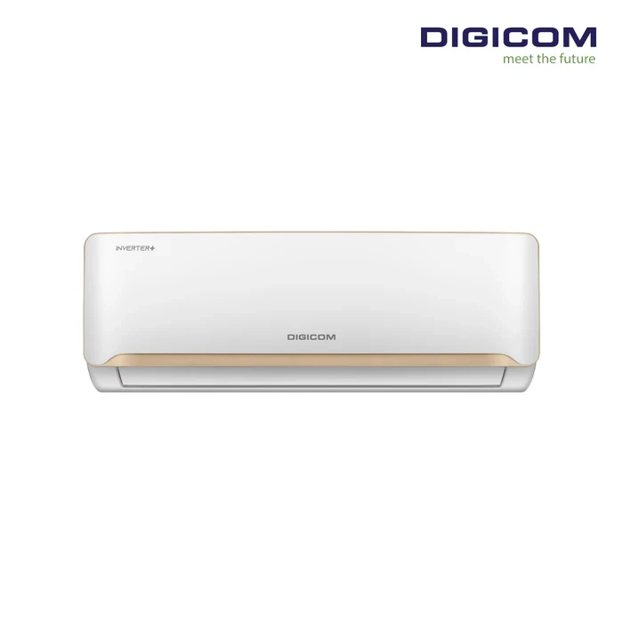Digicom 1.0 Ton / 1.5 Ton / 2.0 Ton Inverter+ Split Air Conditioner | Copper Condenser Cooling & Heating | Health Mode Air Purification LED Display Low Noise | R401A