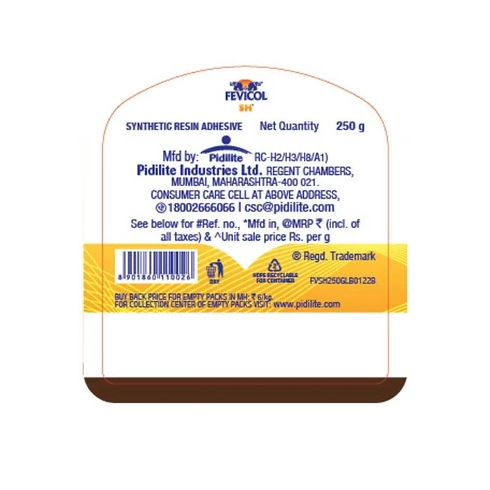 Pidilite Fevicol SH White Adhesive | Ultimate Wood Bonding Logic | 125g - 10kg Tier