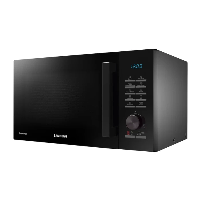 Samsung 28L MC28A5145VK/IM Convection Microwave Oven | Smart Moisture Sensor SLIM FRY™ Dough Proof Ceramic Enamel Cavity Turntable On/Off Black