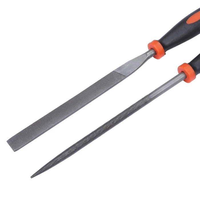 BLACK+DECKER 6-Piece Precision Alloy Steel Needle File Set | Ergonomic Anti-Slip Grip Jewelry & Craft Deburring Kit | BDHT22148