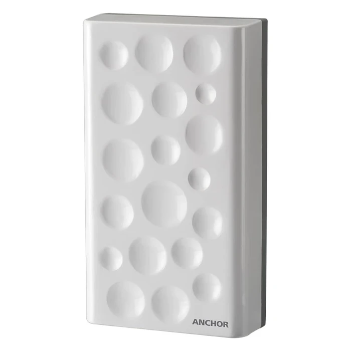 Anchor 240V AC Mains-Powered Dual Tone Aesthetics Ding Dong Door Bell | Melodious Home & Apartment Entrance Chime | 38910