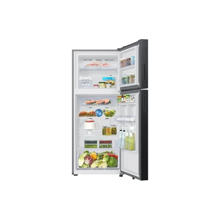 Samsung 396L RT41DG6A2BB1HL Double Door Refrigerator | Wi-Fi SmartThings AI Energy Mode 5-in-1 Convertible Twin Cooling Toughened Glass Real Steel