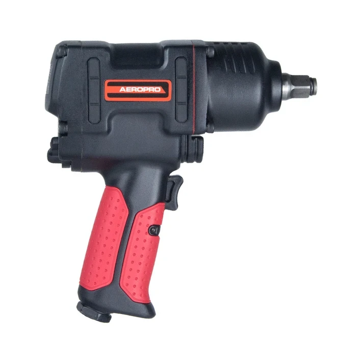 AEROPRO RP7445 1/2" Twin Hammer Pneumatic Air Impact Wrench | 500 ft-lb (675 Nm) Torque 7,000 RPM 90 PSI Heavy-Duty Gun
