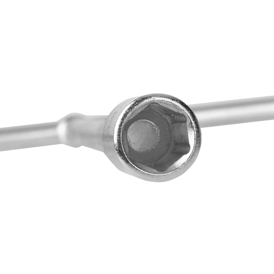 Deli 12" Professional Integrally Quenched Carbon Steel Adjustable Spanner | Heavy-Duty Chrome-Plated Wrench with Smooth Knurl & Laser-Etched Scale | EDL012A (Silver)