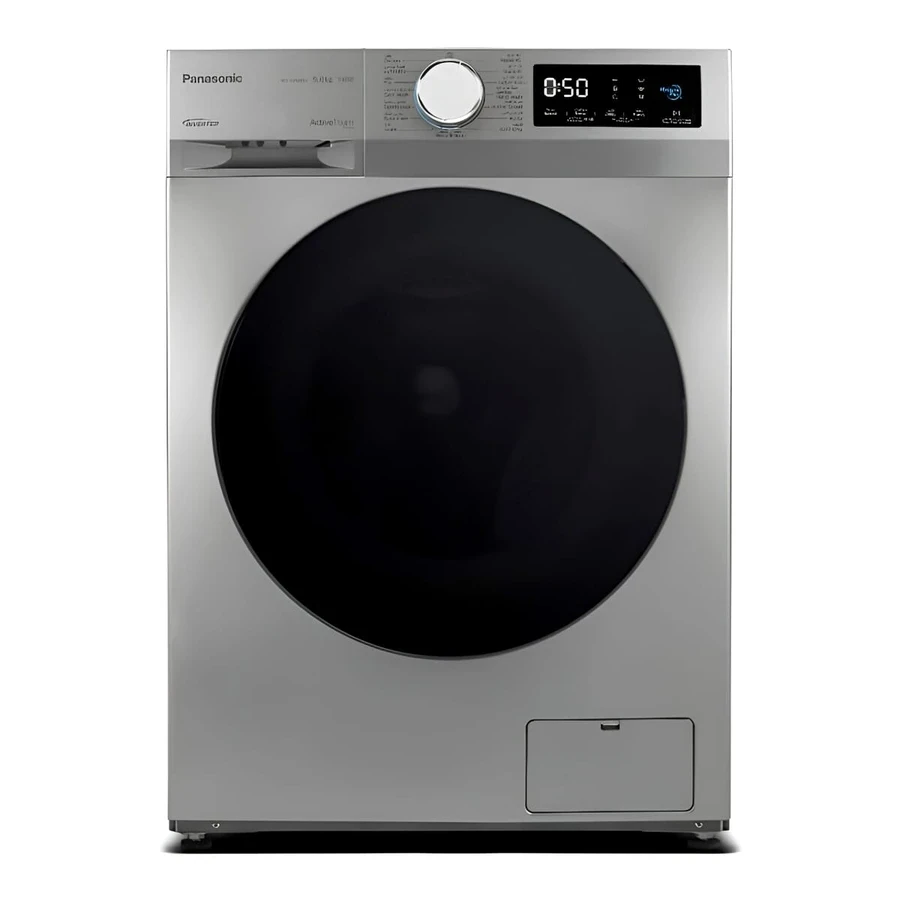 Panasonic 9 Kg Inverter Front Load Washing Machine | Dark Silver Washer with Japanese Quality, Kizukai Wash, Drum Hygiene & BIG Touch LED Screen | NA-18MG1LN1