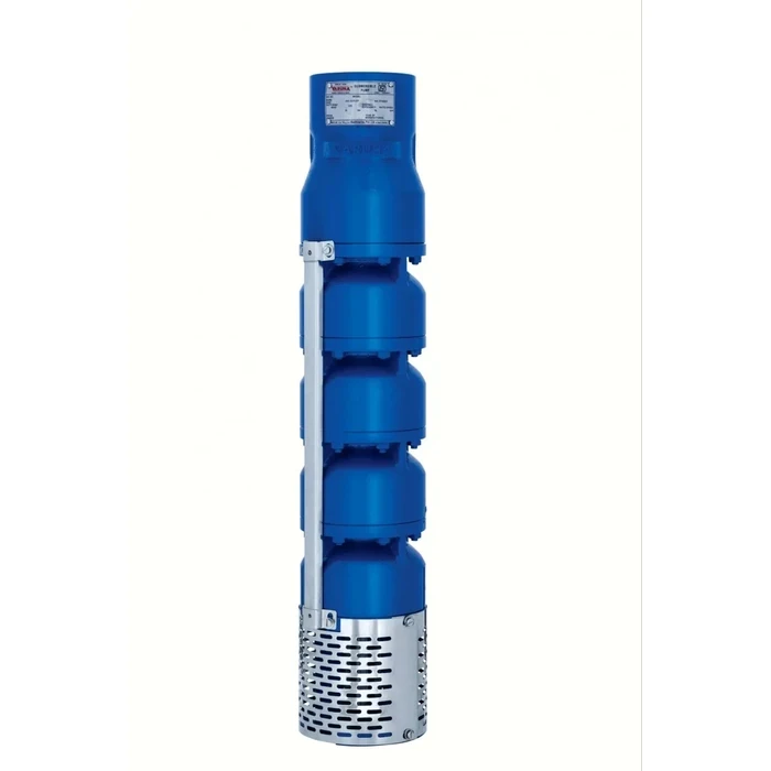 Varuna V6 Series 6" Heavy-Duty Stainless Steel Multi-Stage Borewell Submersible Pump Set | High-Head 350m & 60+ m³/hr High-Discharge Three-Phase Deep Well Pump
